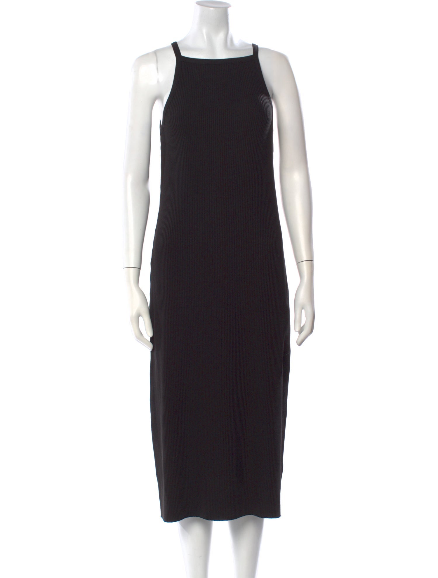 Vince Square Neckline Midi Length Dress