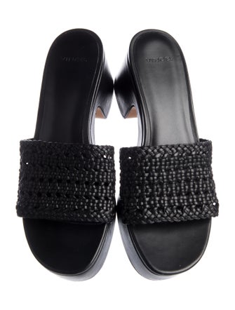 Vince Leather Slides