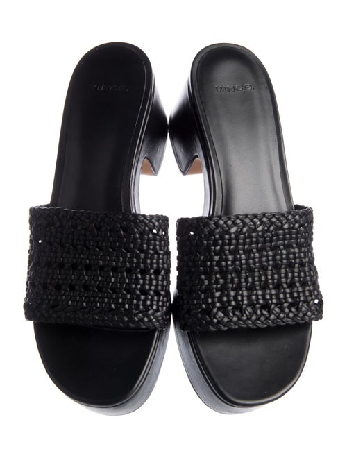 Vince Leather Slides