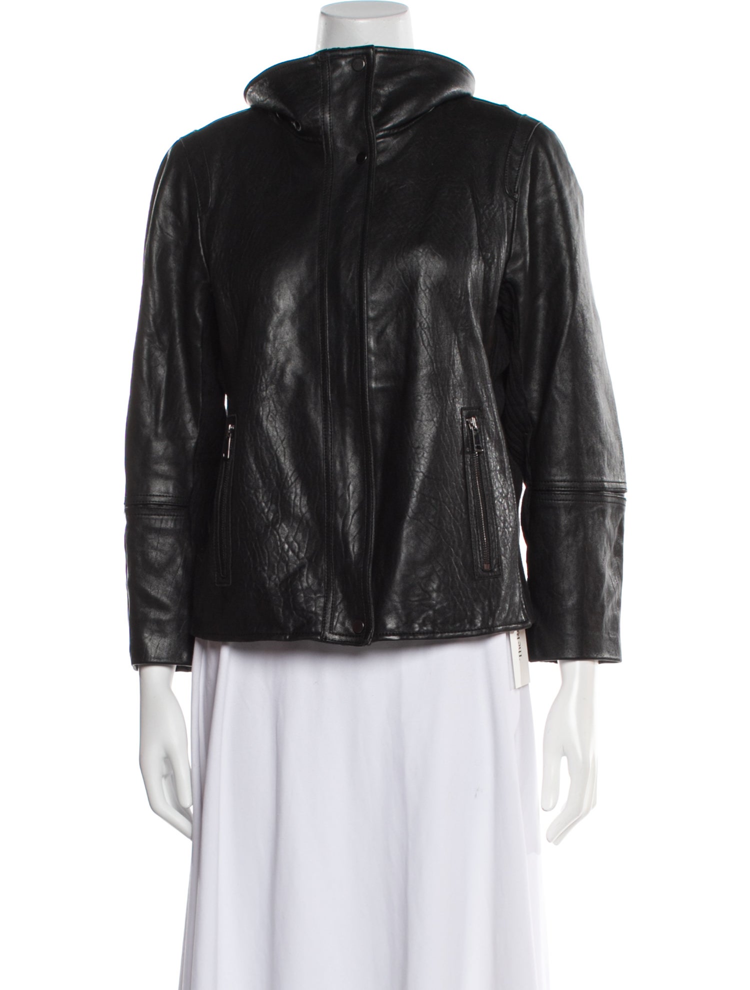 Vince Leather Biker Jacket