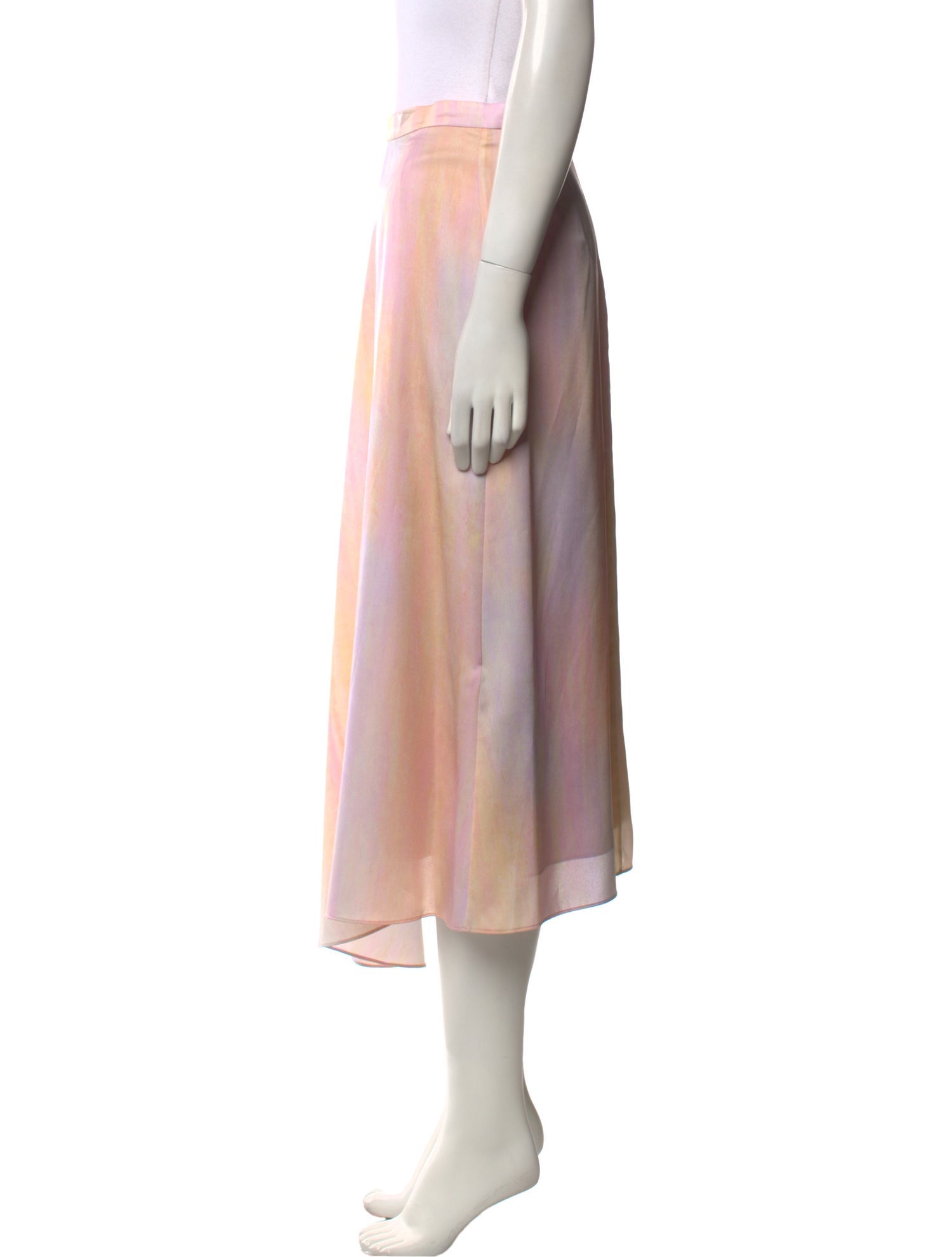 Vince Printed Midi Length Skirt