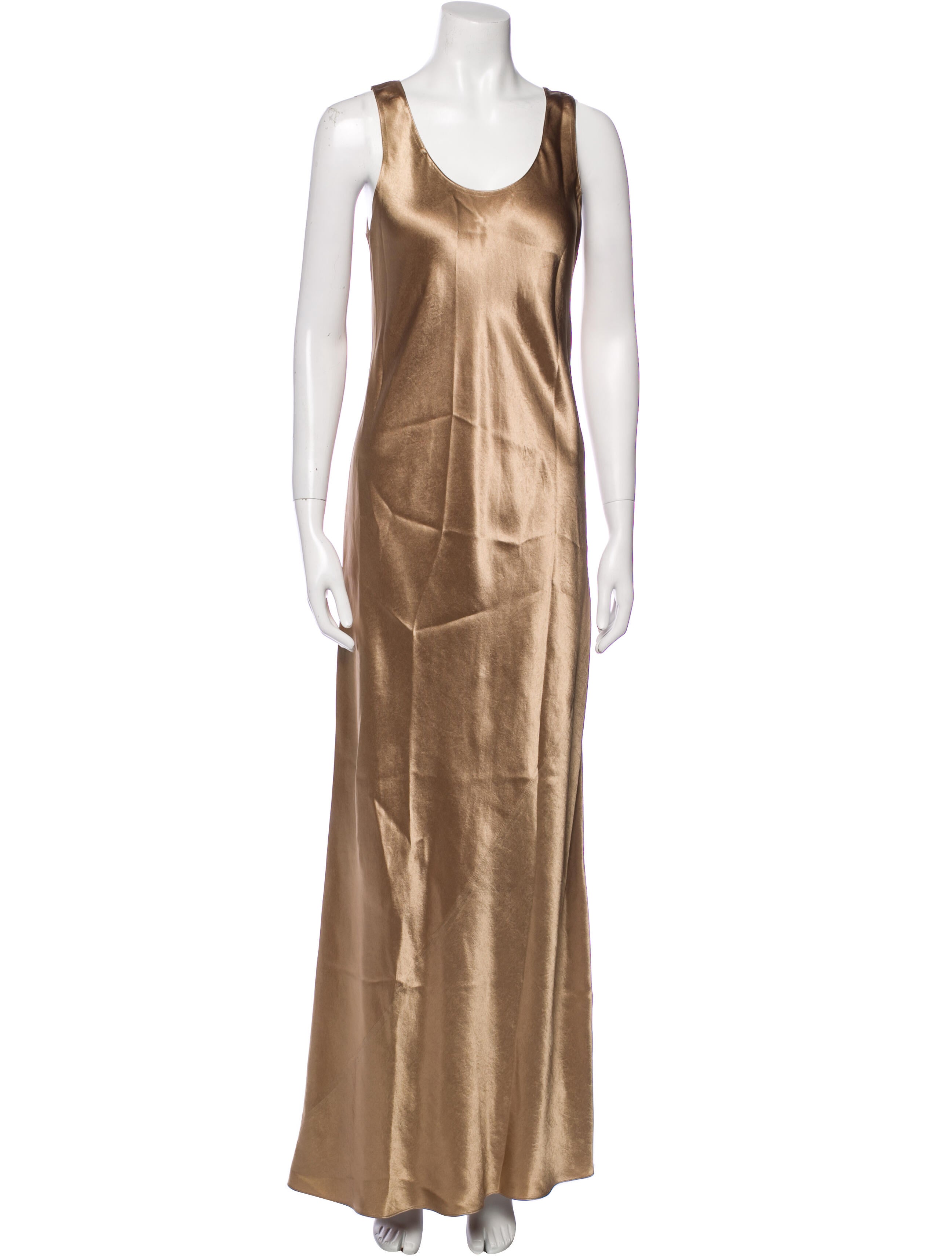 Vince Scoop Neck Long Dress