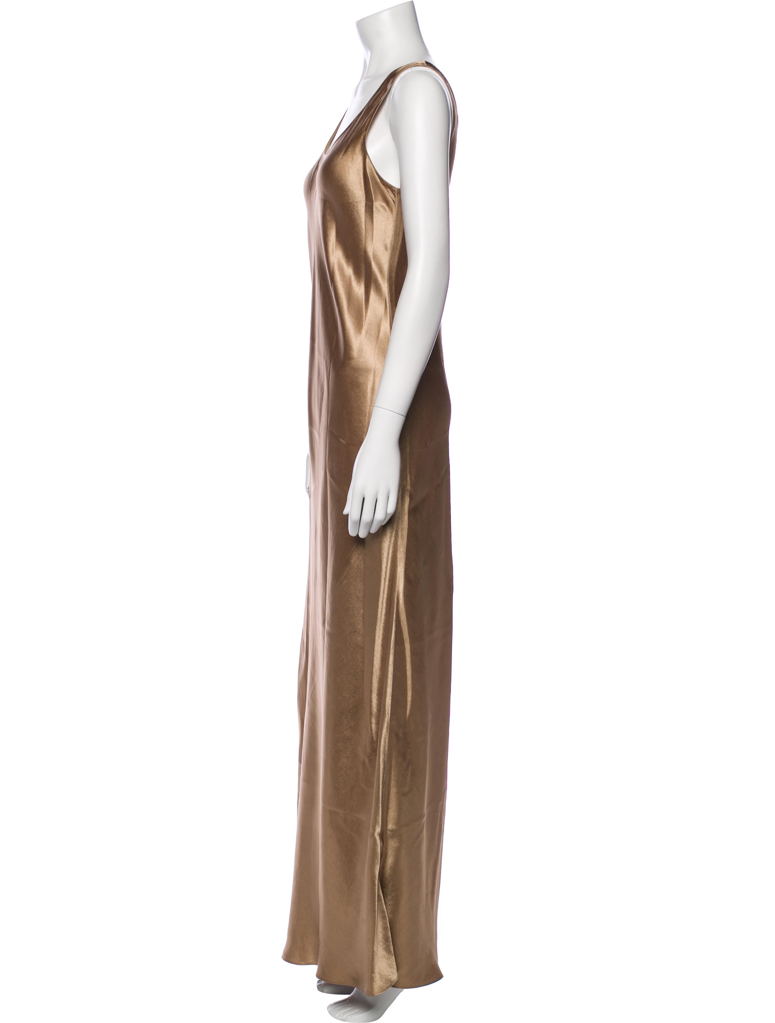 Vince Scoop Neck Long Dress