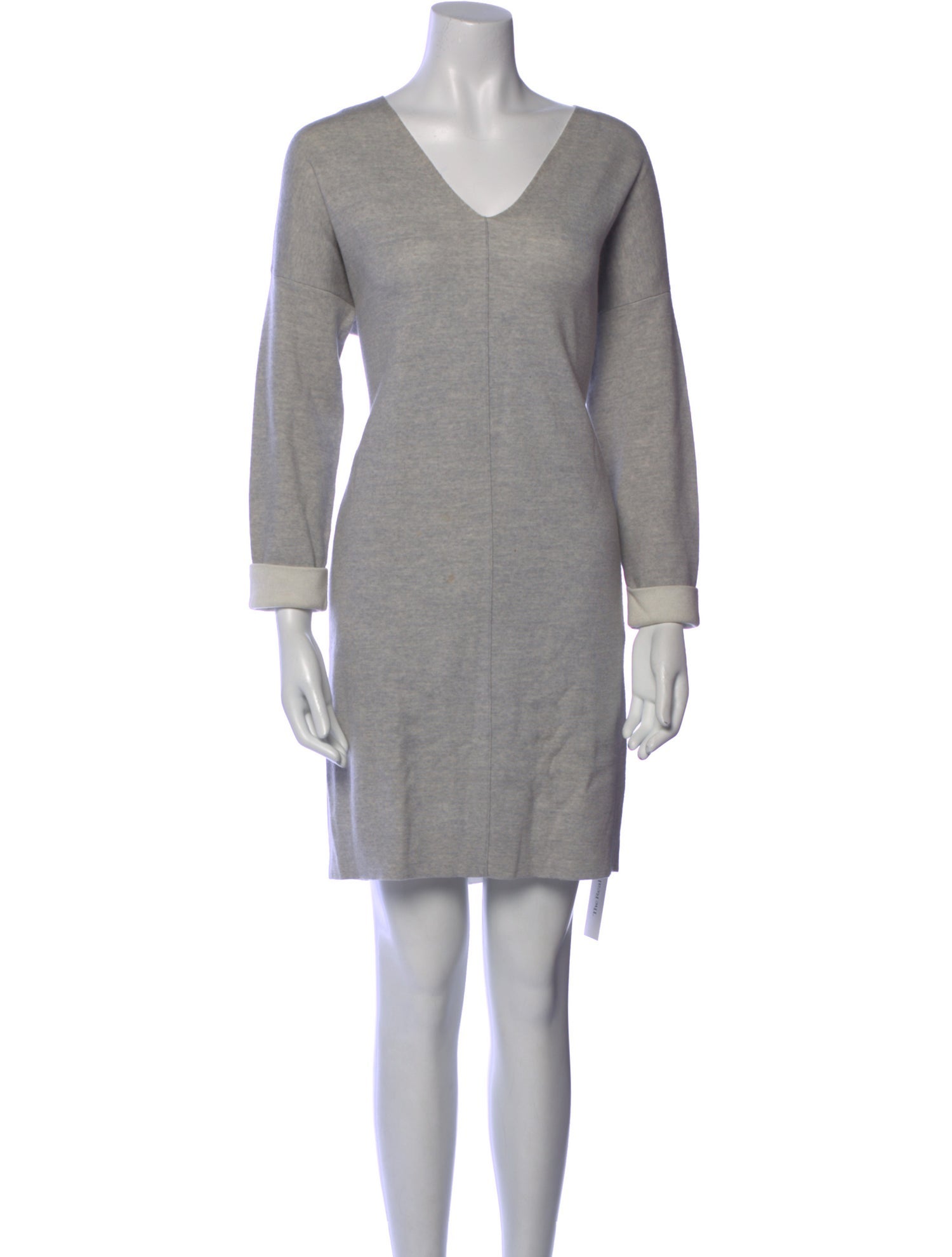 Vince V-Neck Mini Dress