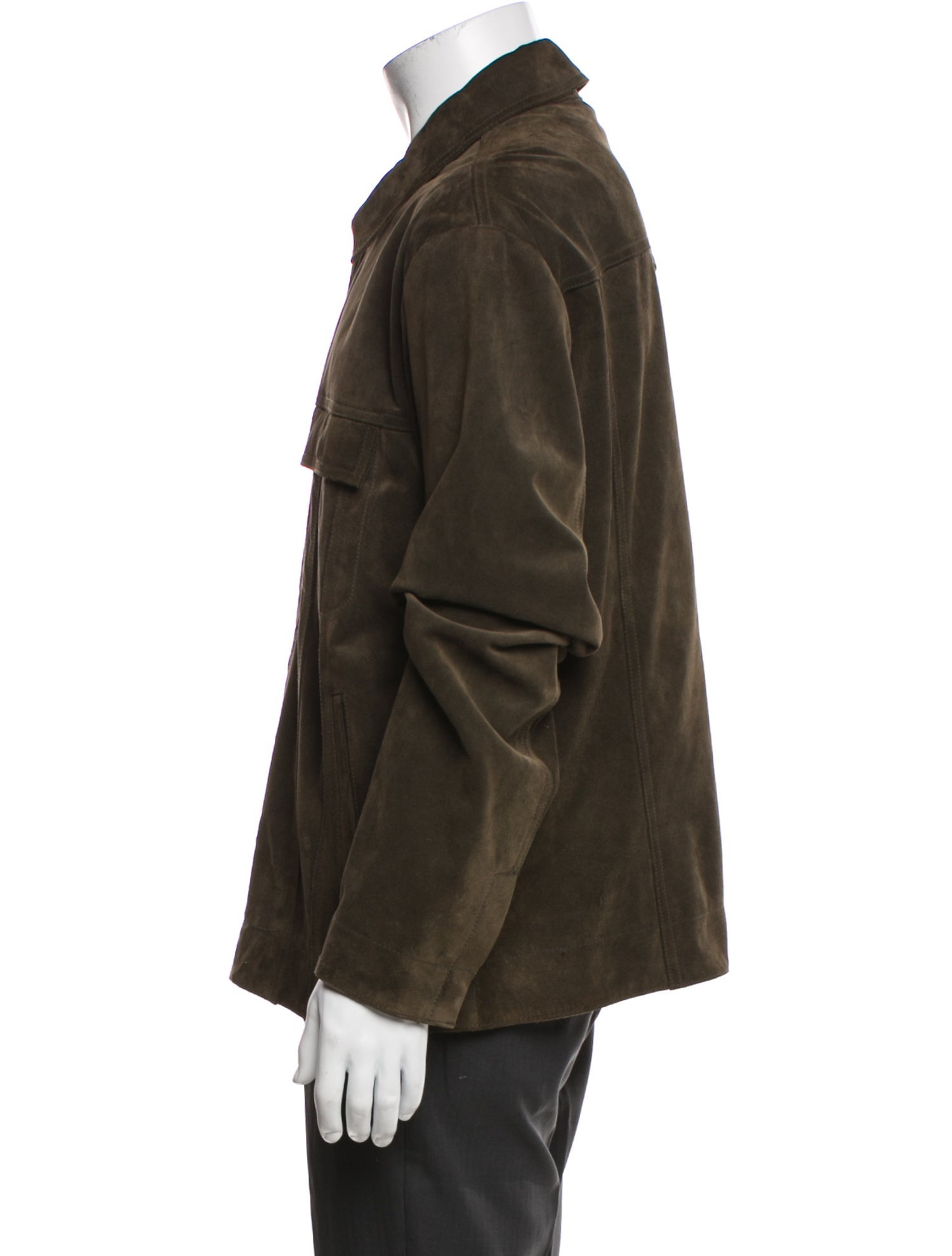 Vince Suede Trucker Jacket