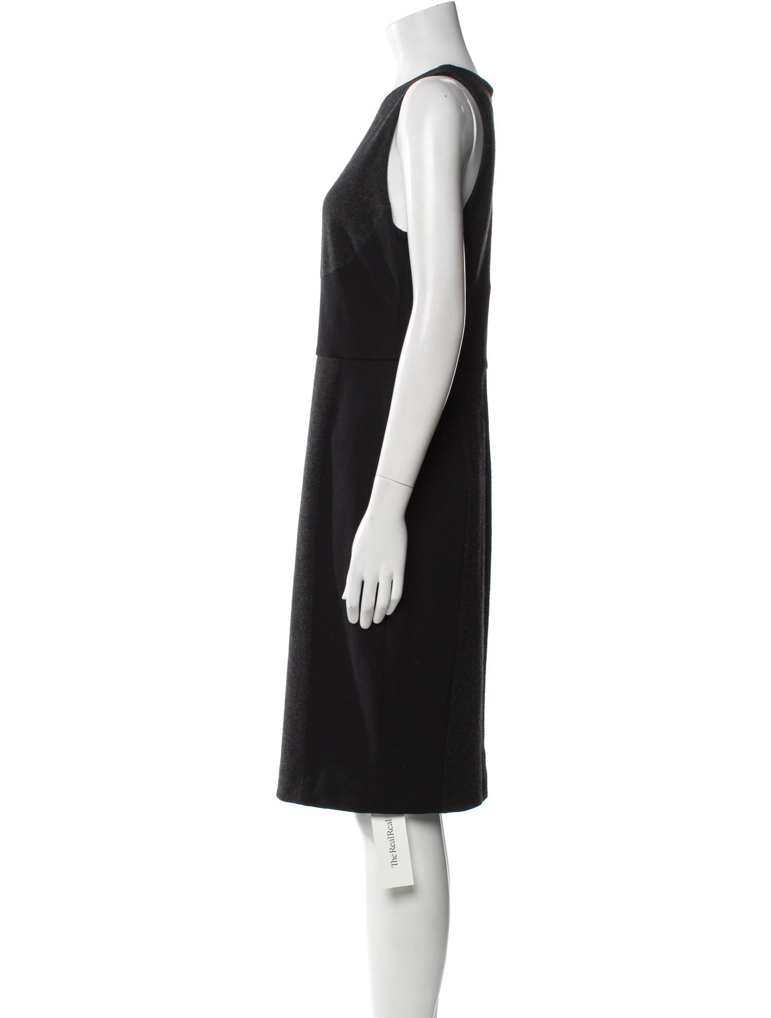 Vince Crew Neck Knee-Length Dress
