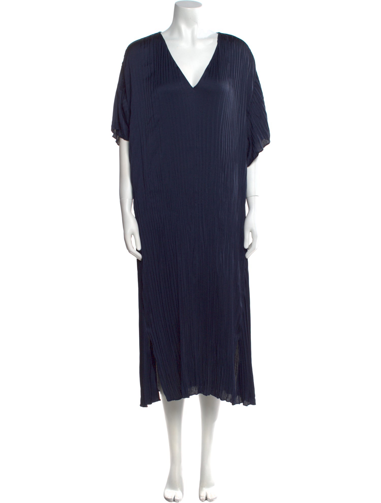 Vince V-Neck Long Dress