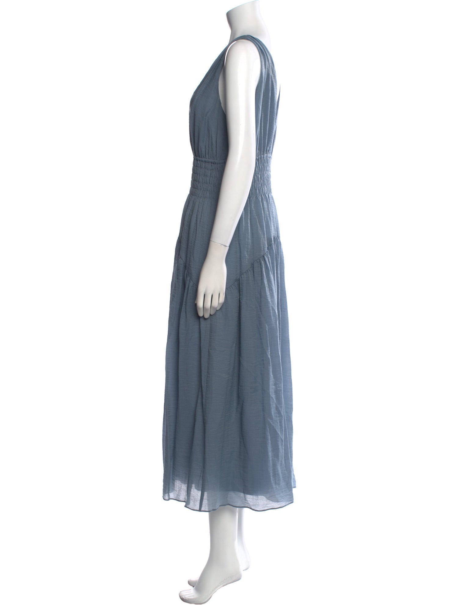 Vince V-Neck Long Dress