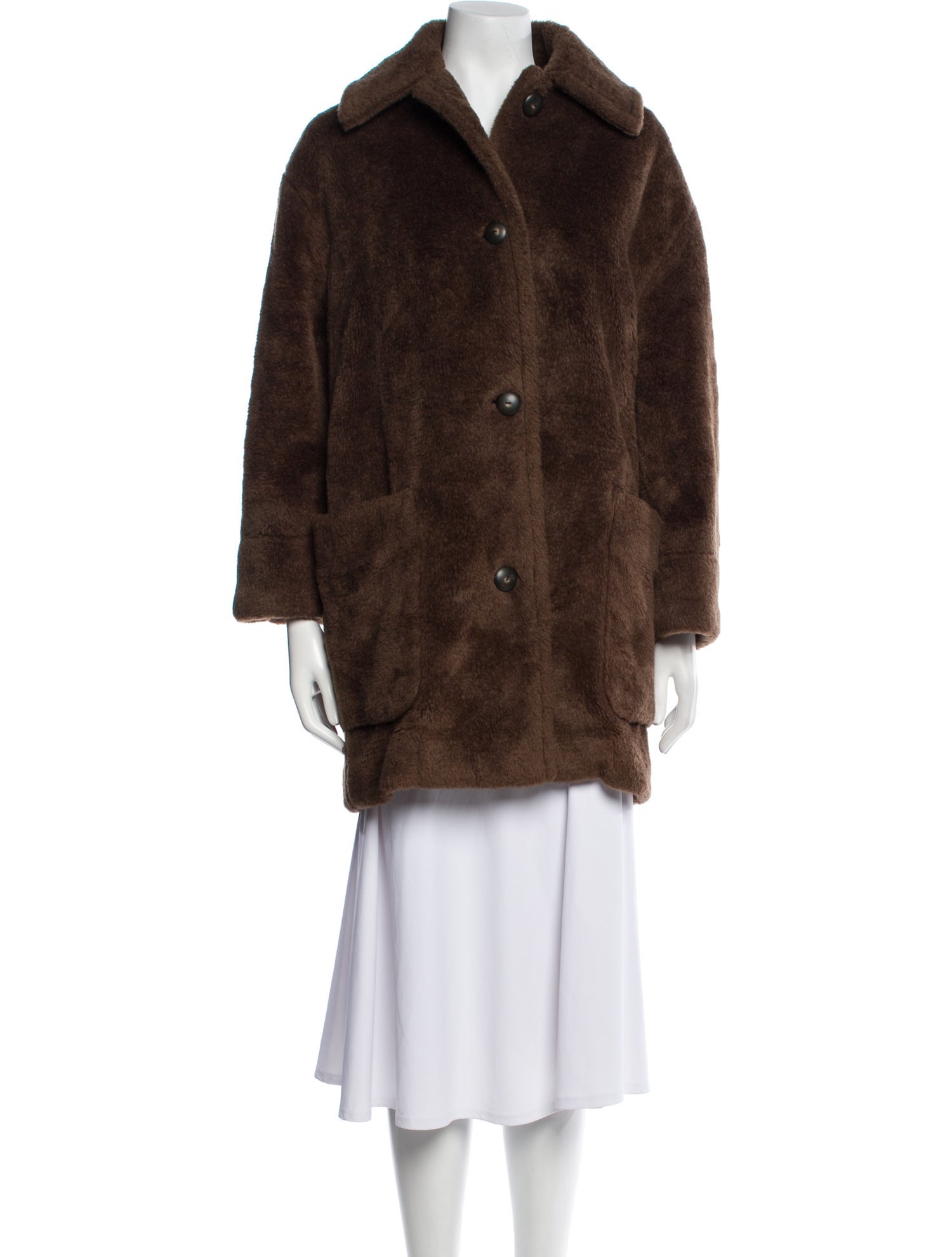 Vince Faux Fur Faux Fur Coat