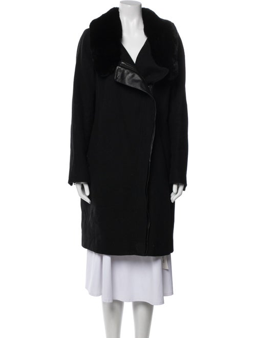 Vince Wool Fur Coat