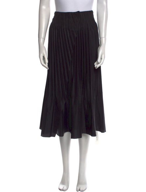 Vince Raw-Edge Trim Midi Length Skirt