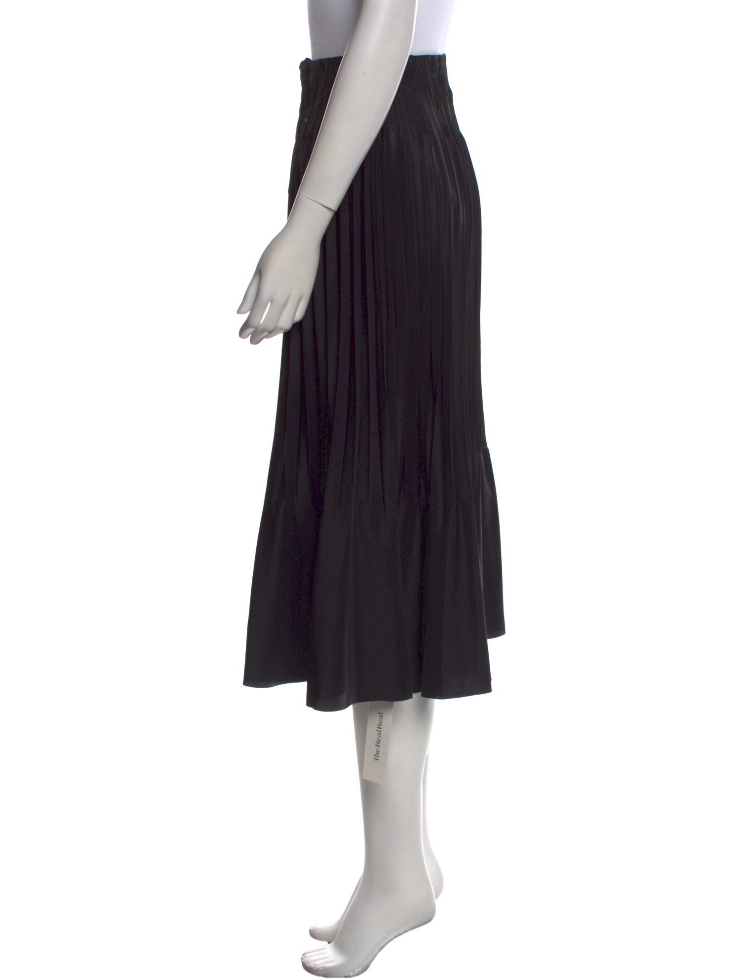 Vince Raw-Edge Trim Midi Length Skirt