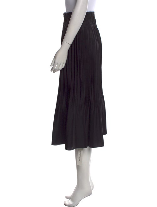 Vince Raw-Edge Trim Midi Length Skirt