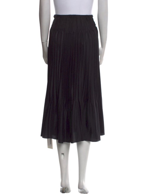 Vince Raw-Edge Trim Midi Length Skirt