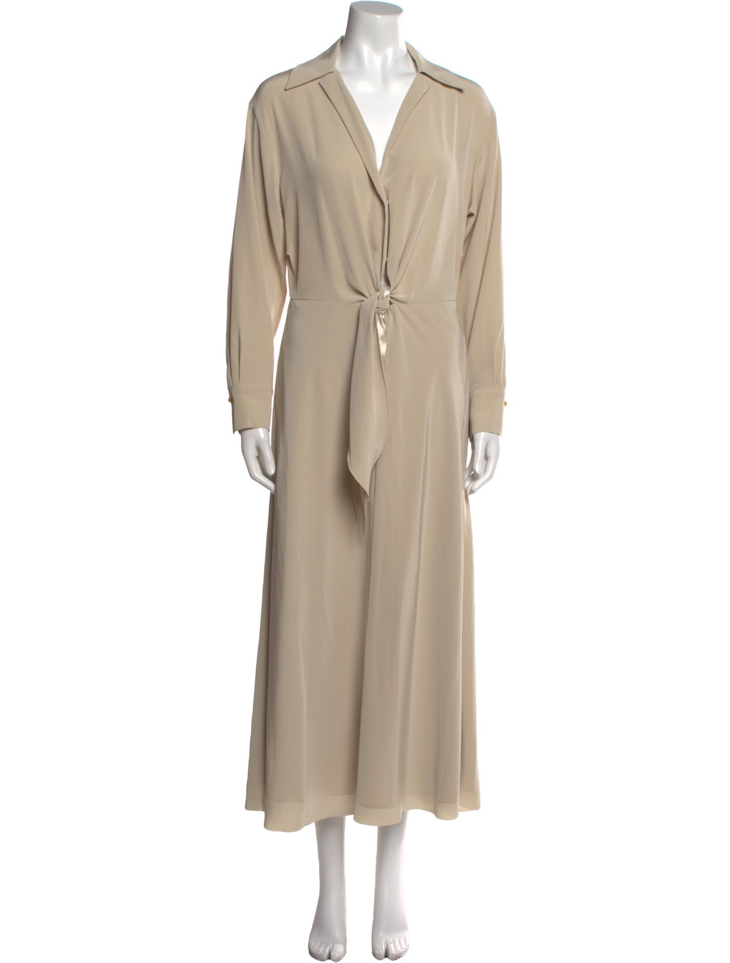 Vince V-Neck Long Dress