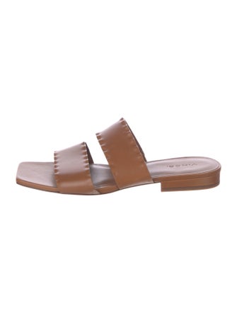 Vince Leather Slides