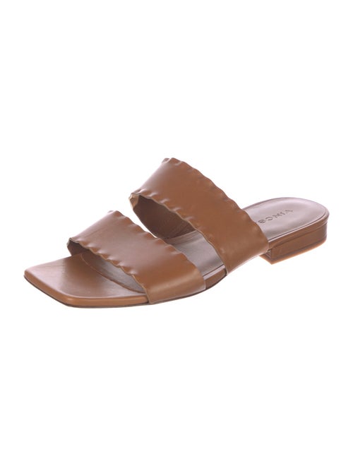 Vince Leather Slides