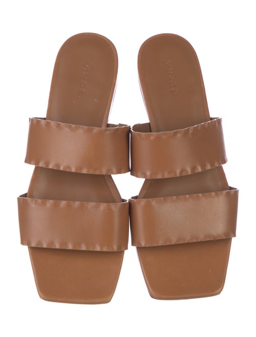 Vince Leather Slides