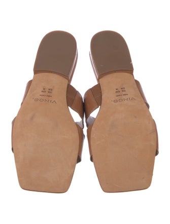 Vince Leather Slides
