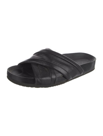 Vince Leather Slides