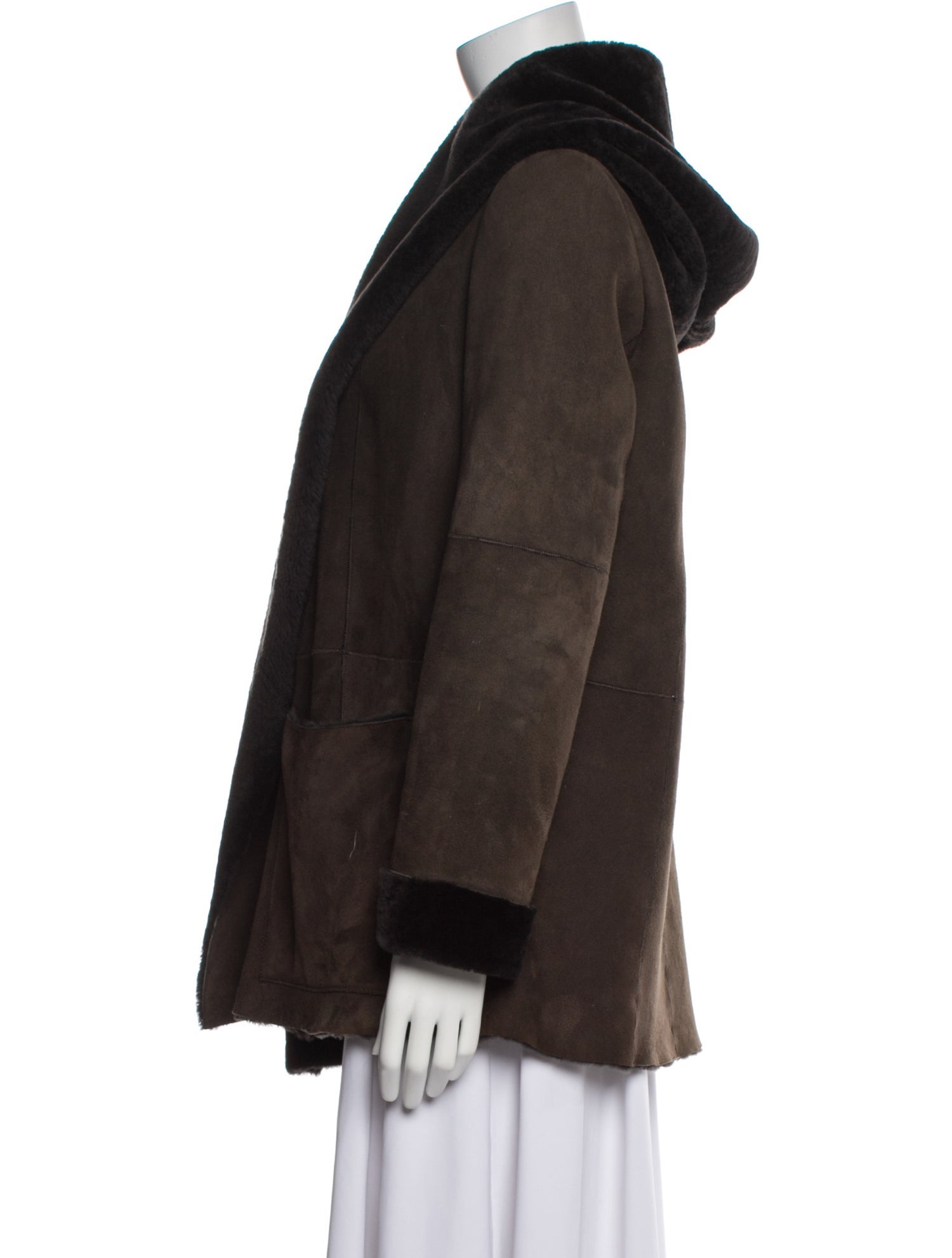 Vince Shearling Fur Coat