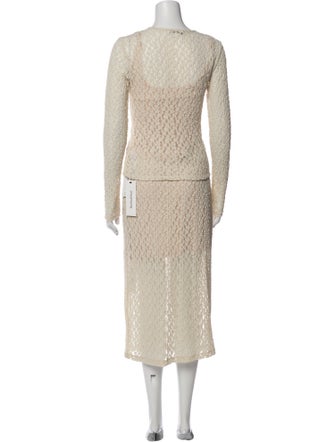 Vince Nylon Lace Pattern Skirt Set