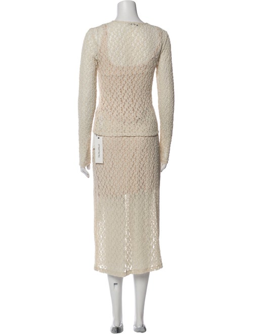 Vince Nylon Lace Pattern Skirt Set