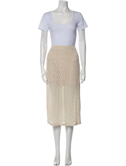 Vince Nylon Lace Pattern Skirt Set