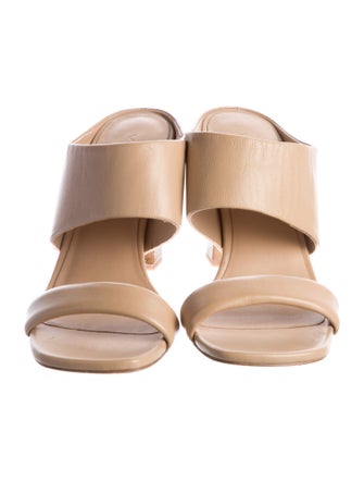 Vince Leather Slides