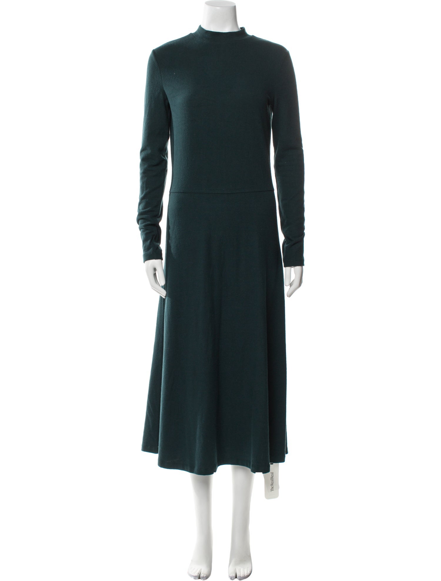 Vince Mock Neck Long Dress