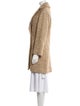 Vince Wool Tweed Pattern Coat