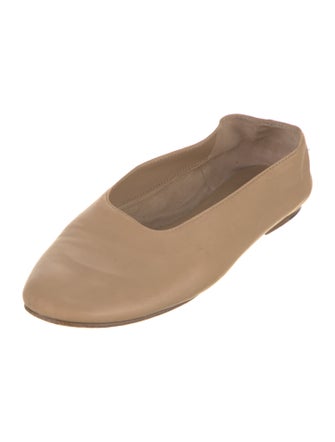 Vince Leather Ballet Flats
