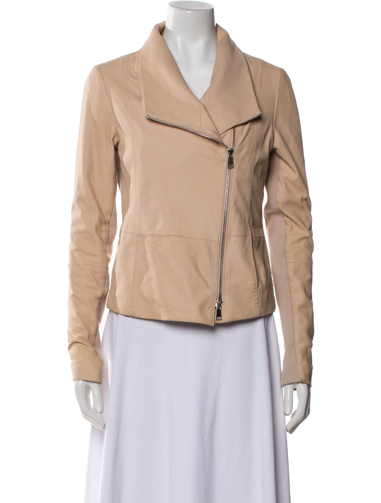 Vince Goat Leather Biker Jacket