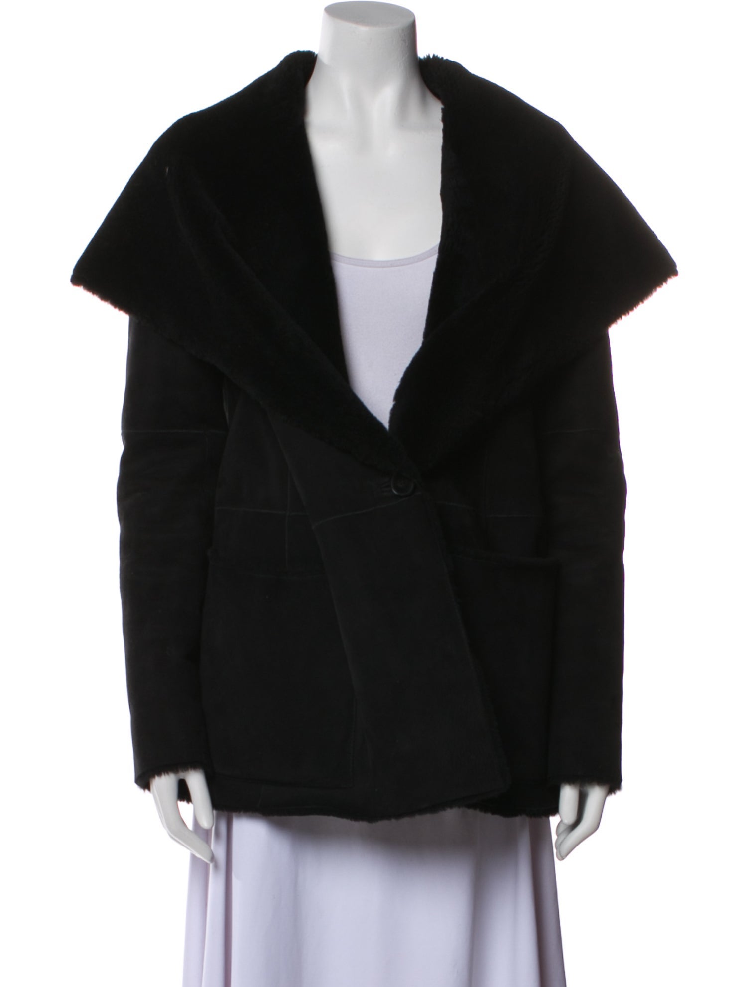 Vince Shearling Fur Coat