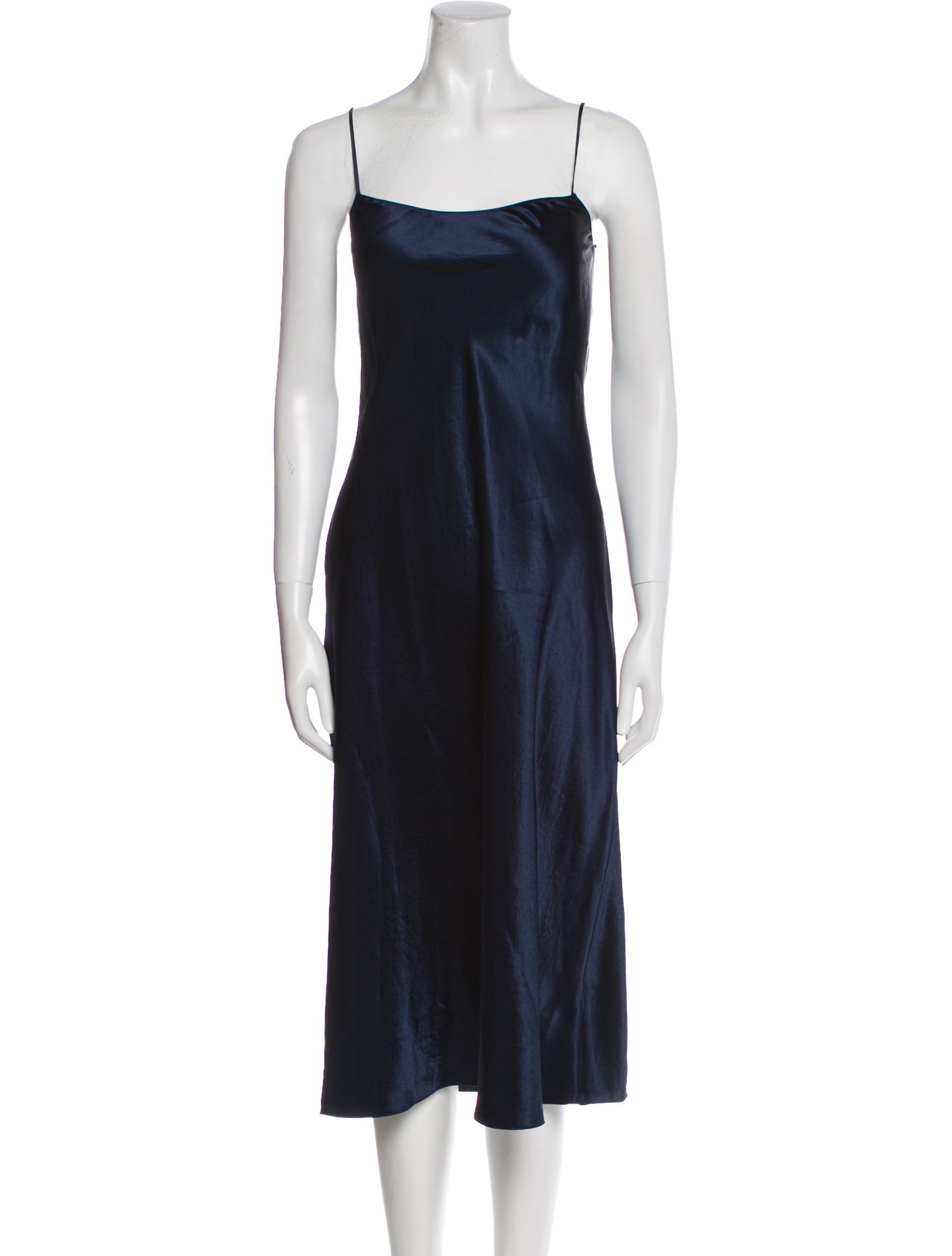 Vince Square Neckline Midi Length Dress