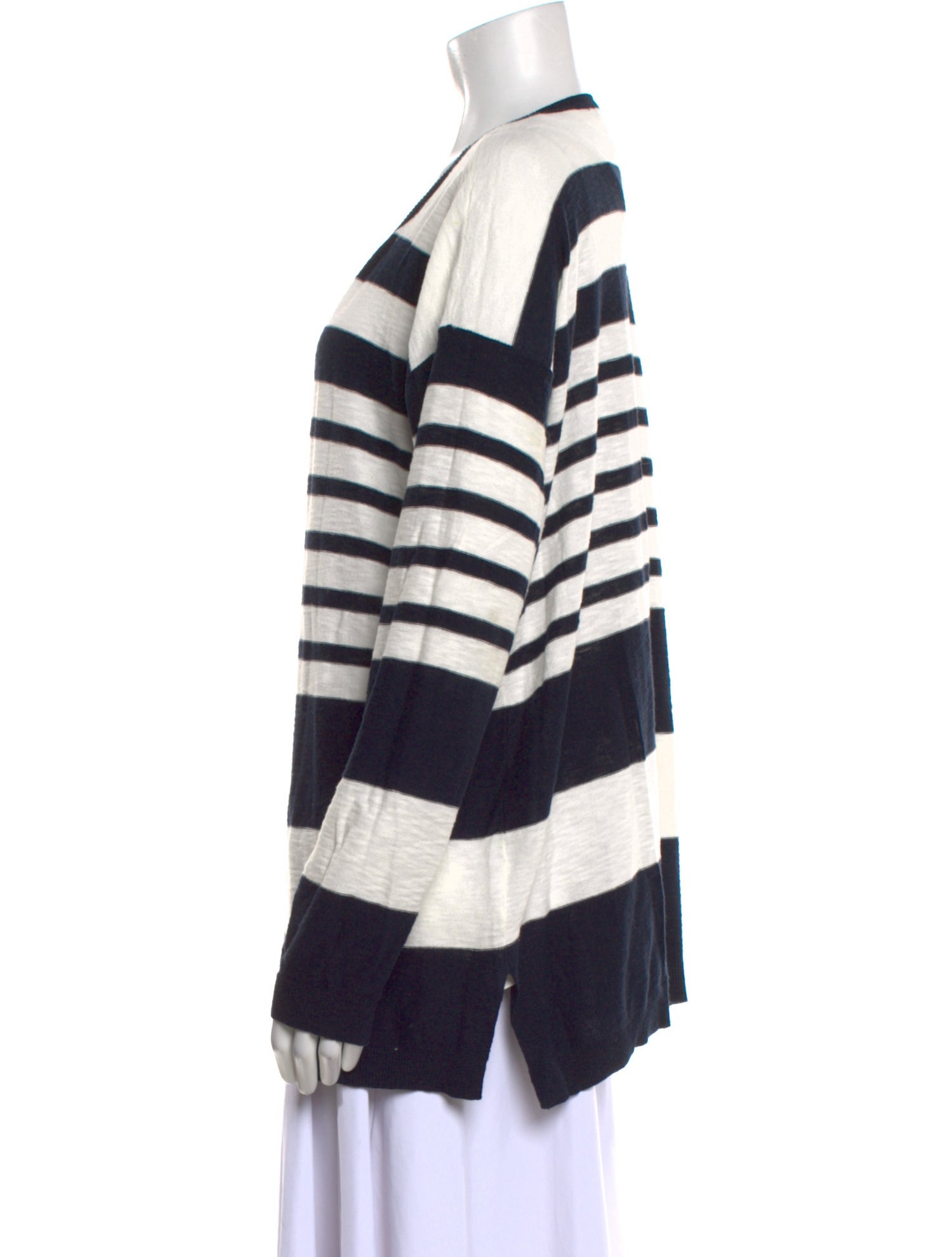 Vince Striped Scoop Neck Sweater