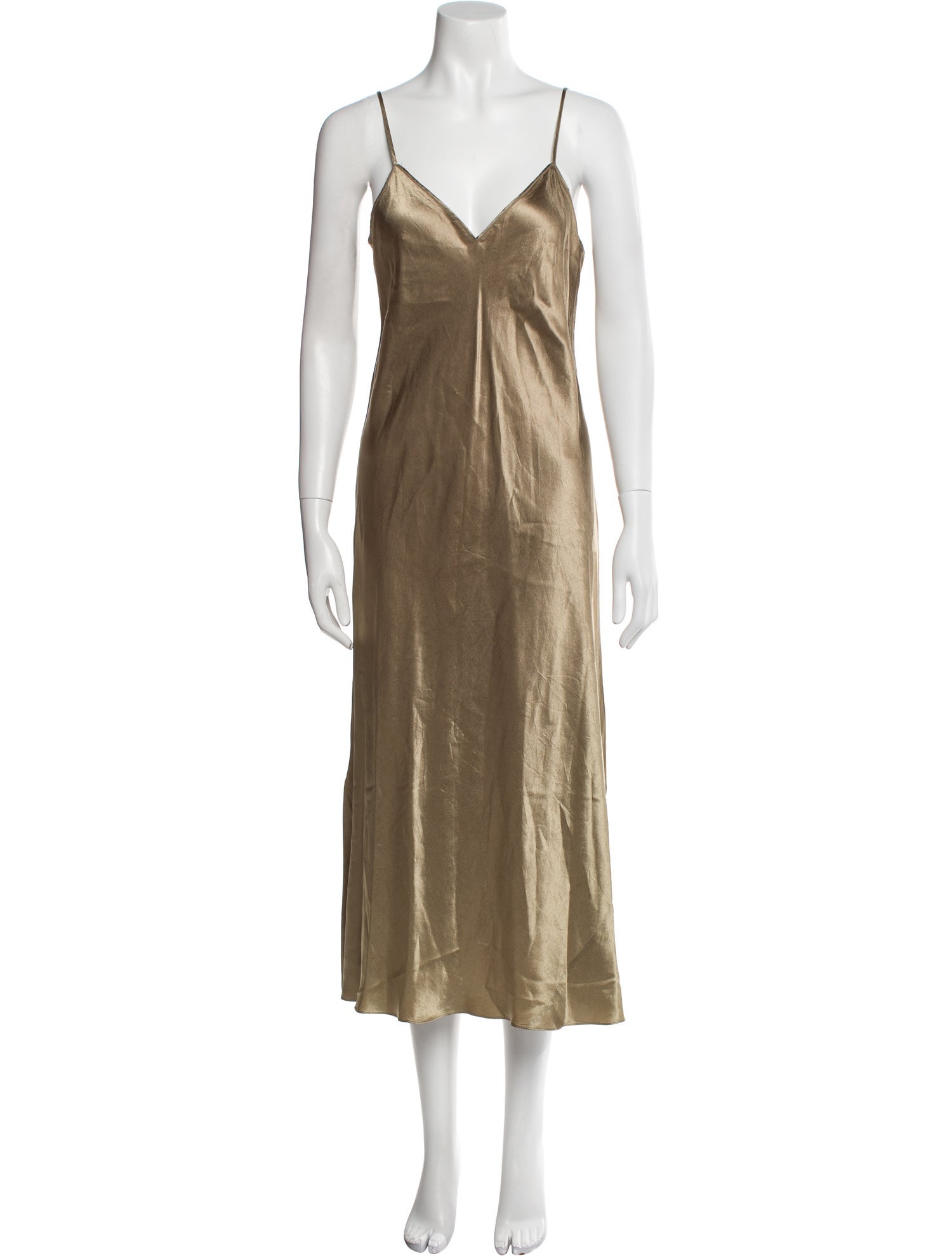 Vince V-Neck Long Dress