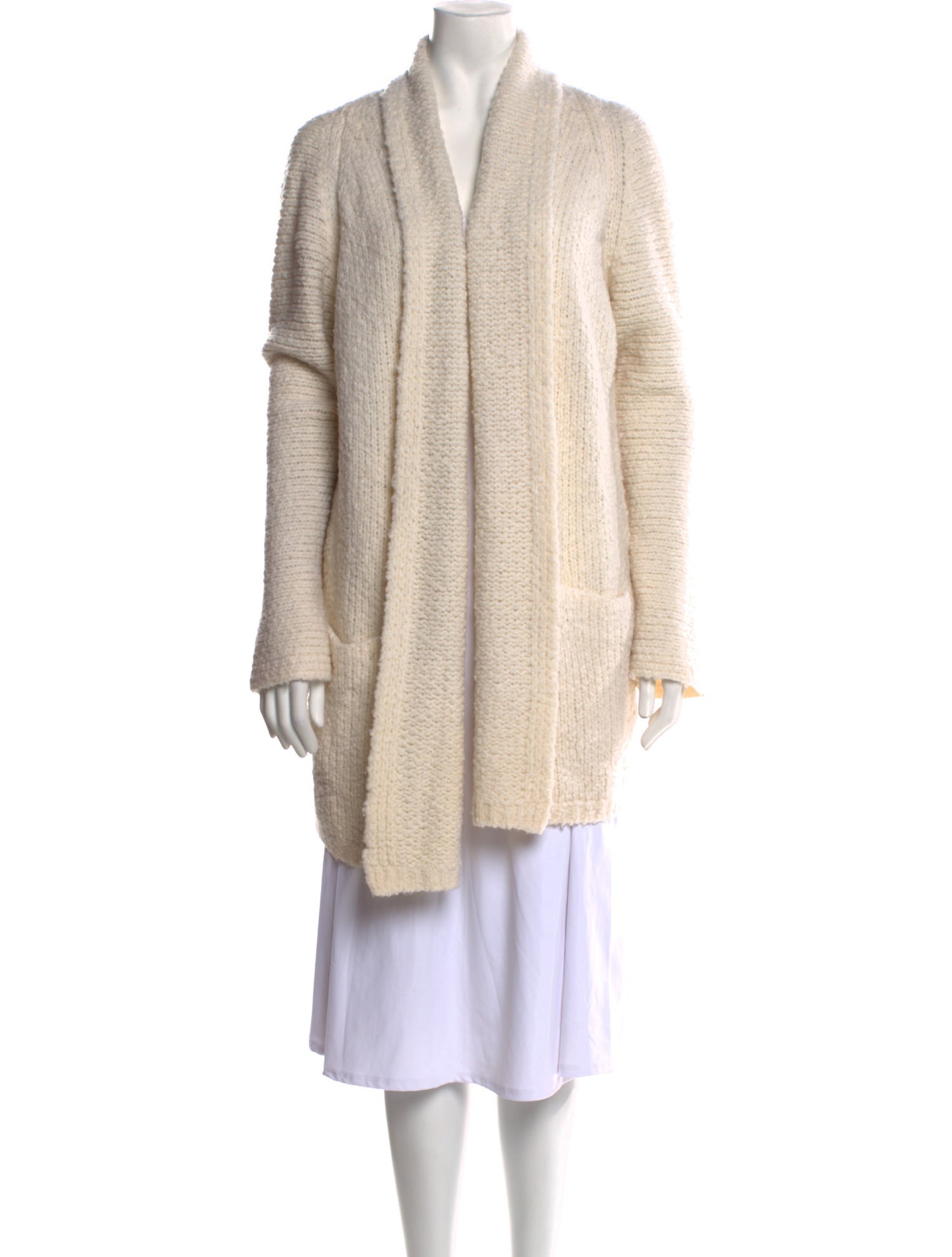 Vince Merino Wool Open Front Sweater