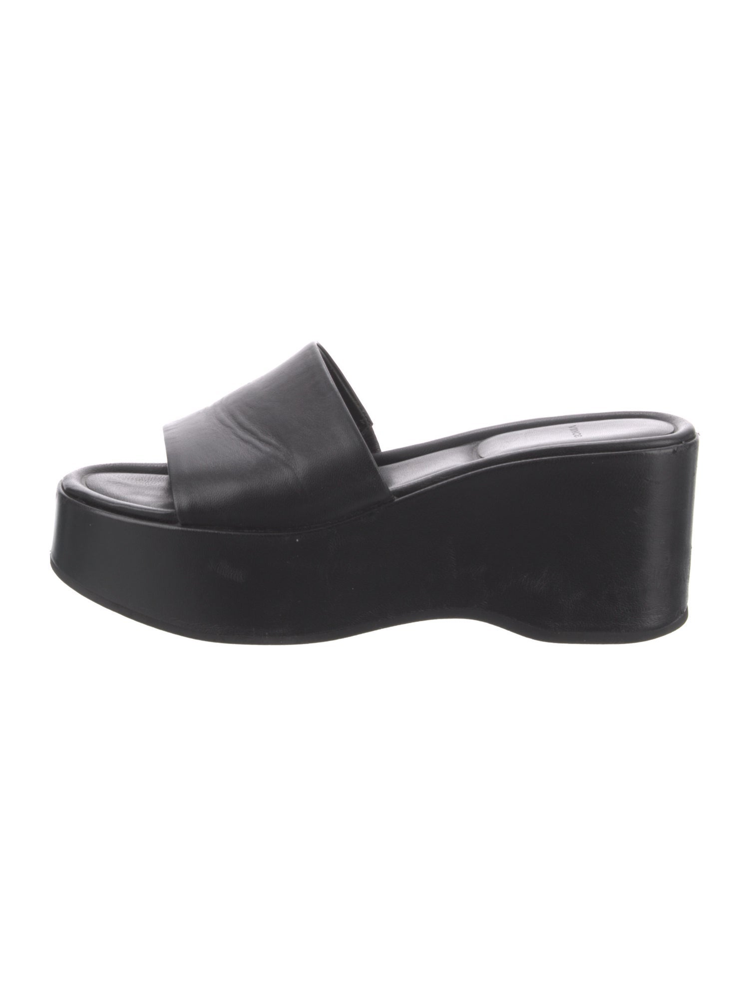 Vince Leather Slides