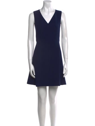 Vince V-Neck Mini Dress