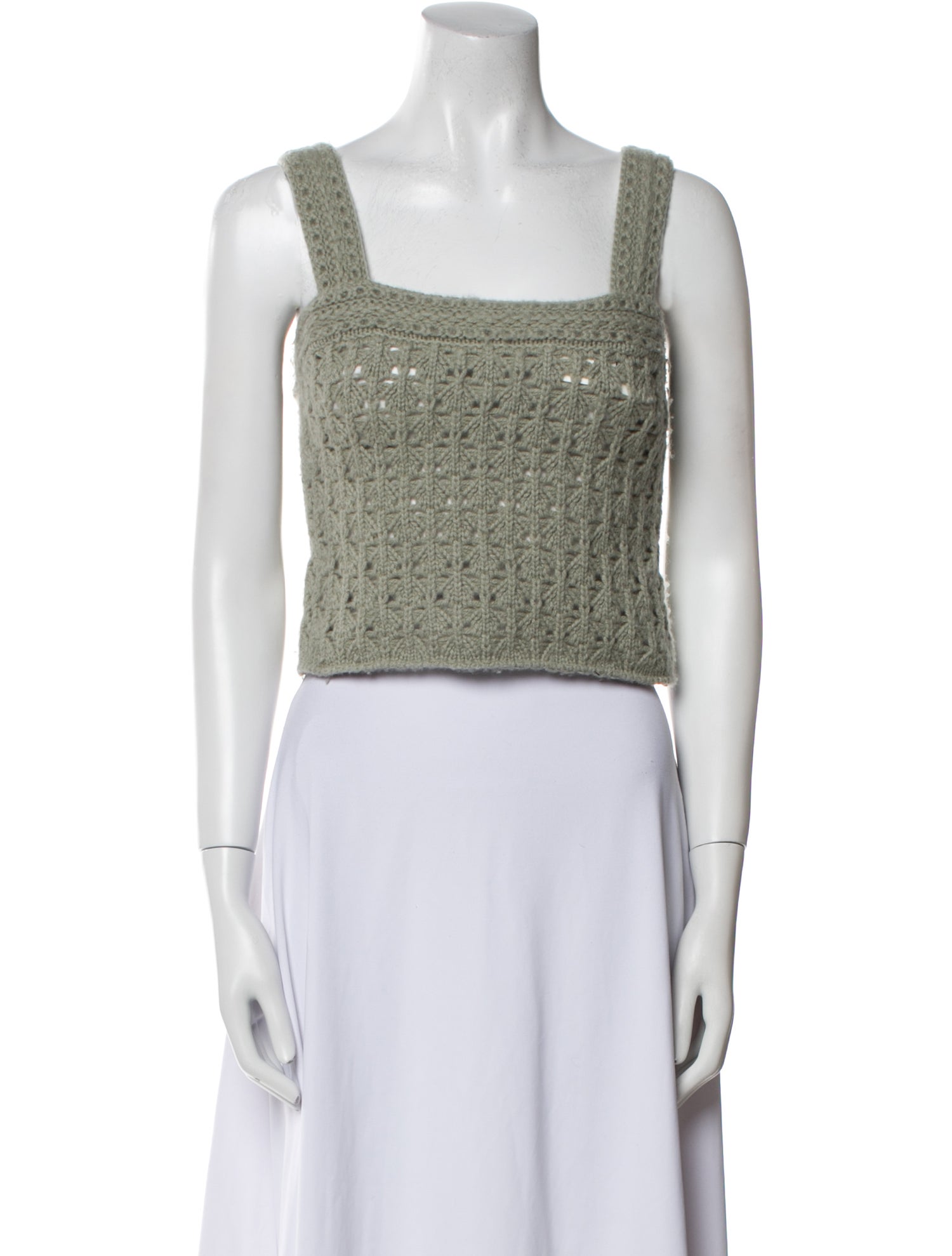 Vince Wool Square Neckline Sweater