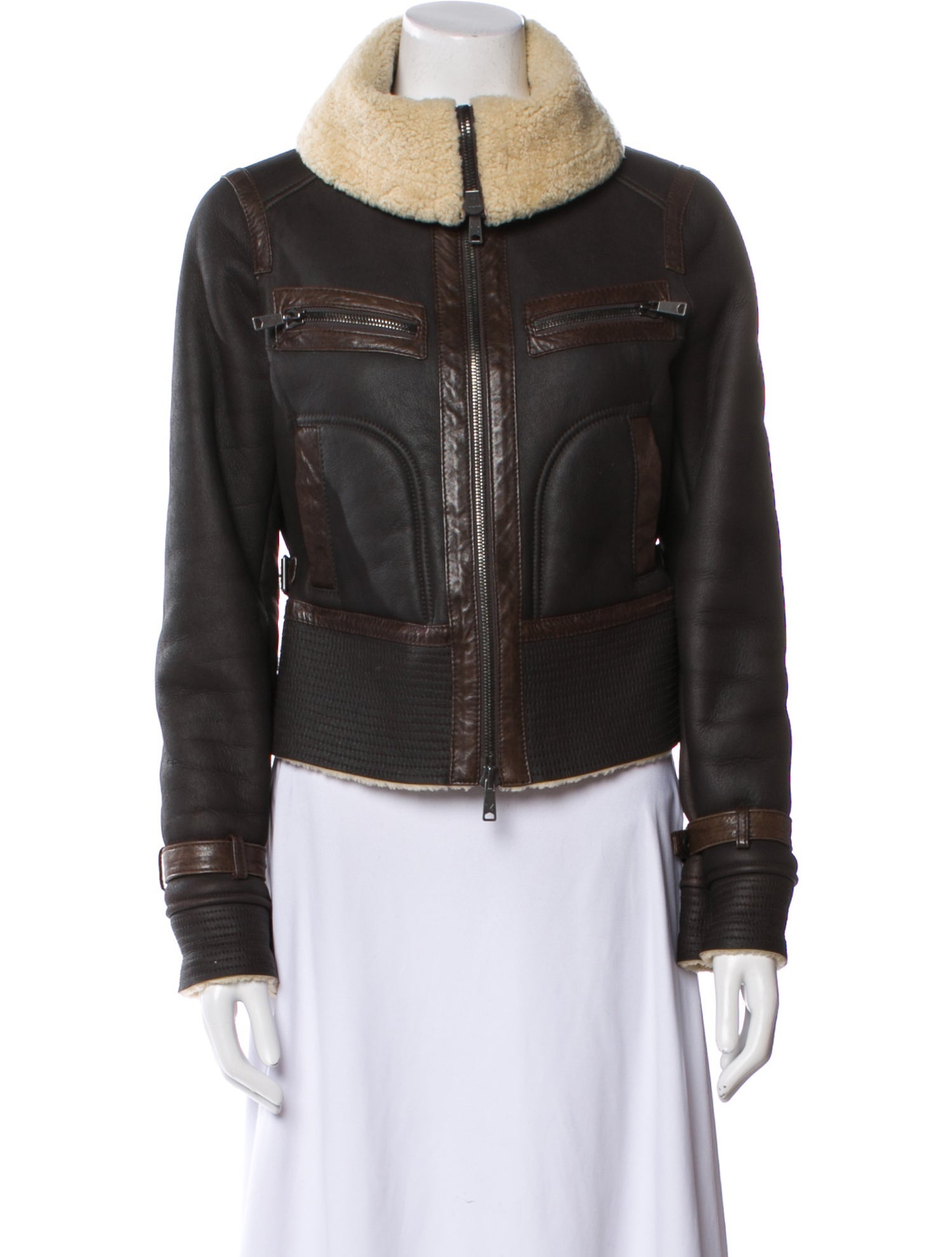 Vince Shearling Faux Fur Jacket