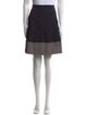 Vince Pleated Accents Knee-Length Skirt