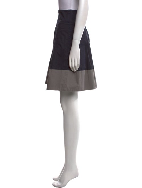 Vince Pleated Accents Knee-Length Skirt