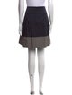Vince Pleated Accents Knee-Length Skirt