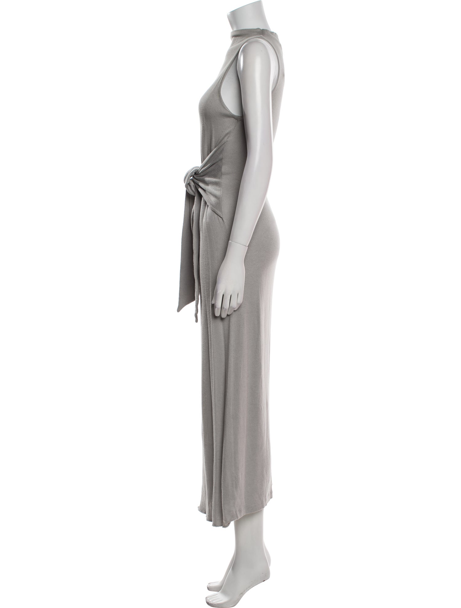 Vince Mock Neck Long Dress
