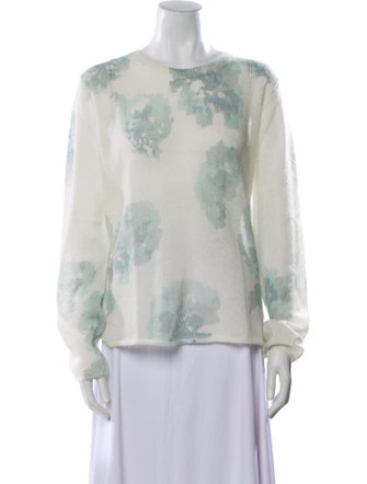 Vince Alpaca Printed Sweater