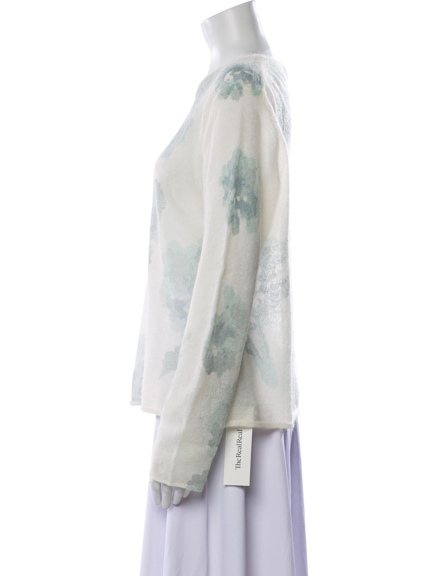 Vince Alpaca Printed Sweater