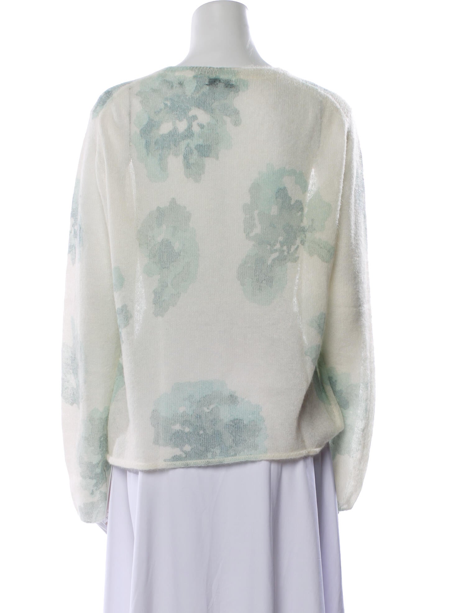 Vince Alpaca Printed Sweater