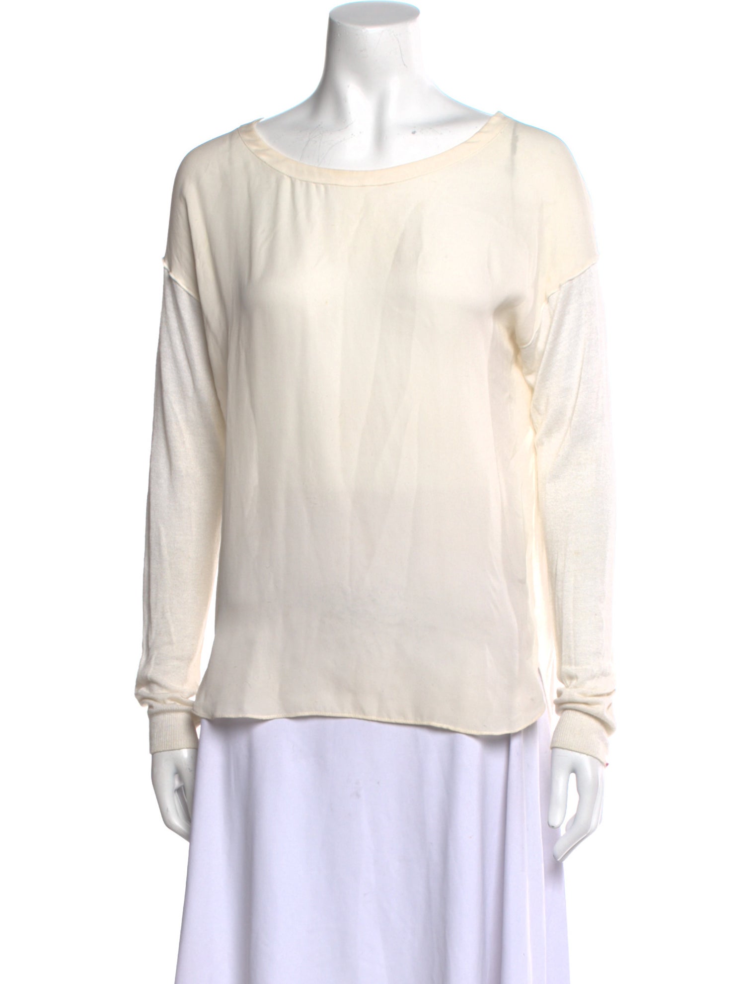 Vince Silk Scoop Neck Sweater